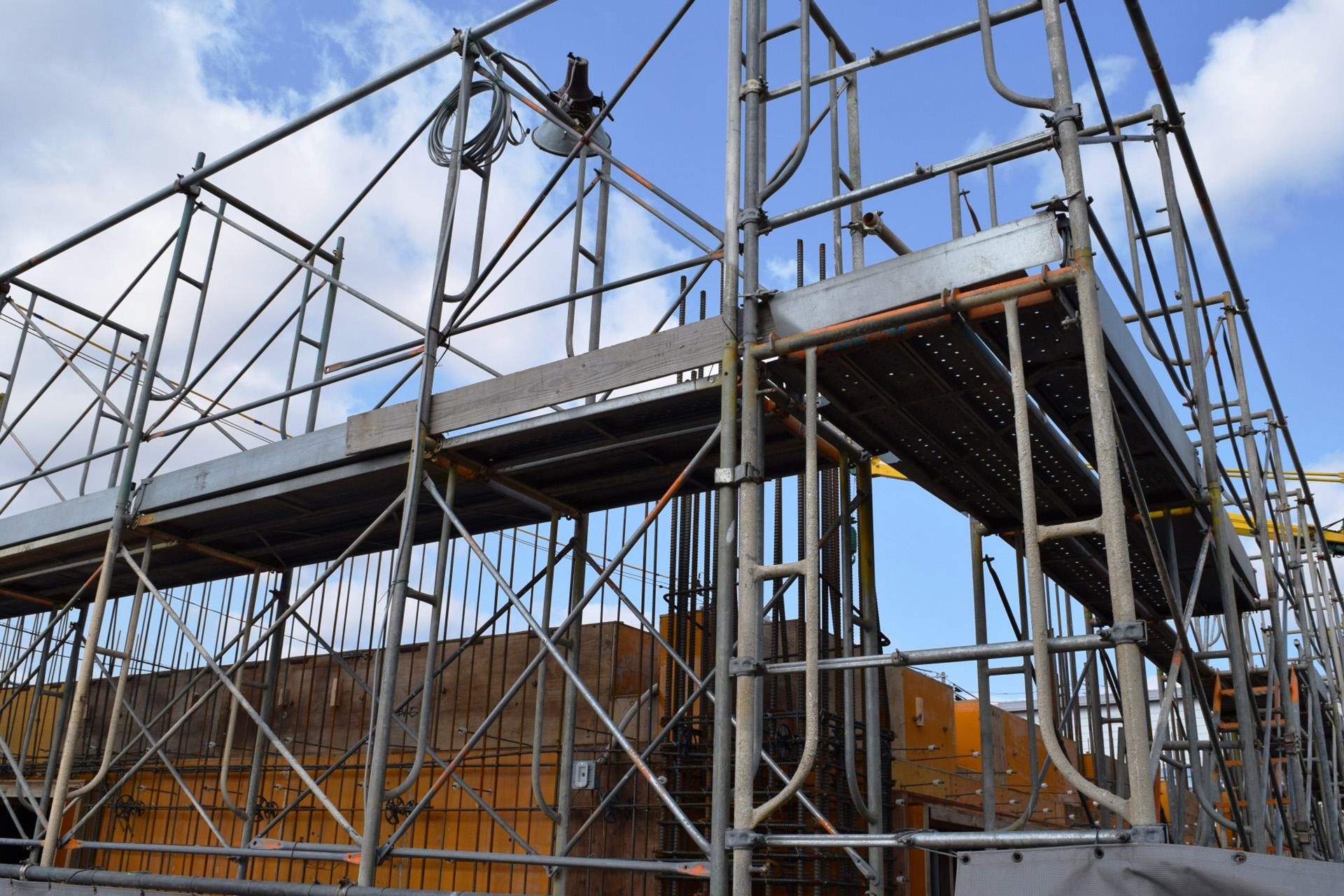 現場を支える足場工事の仕事