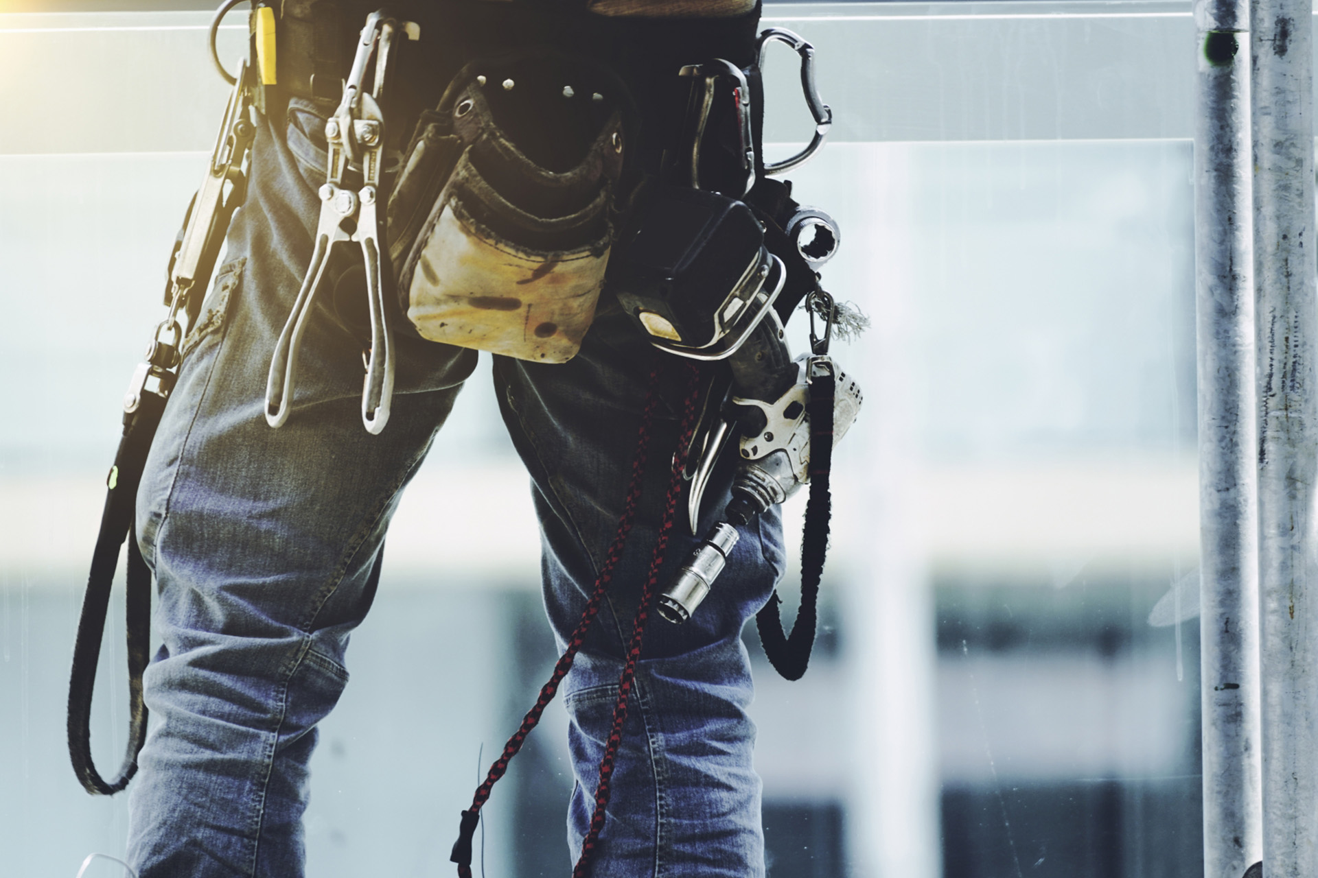 安全帯をしようした安全対策